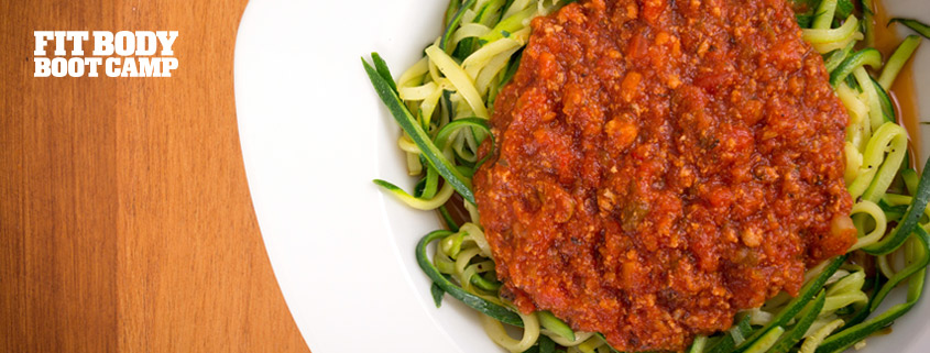 Beef Ragu and Zucchini Noodles