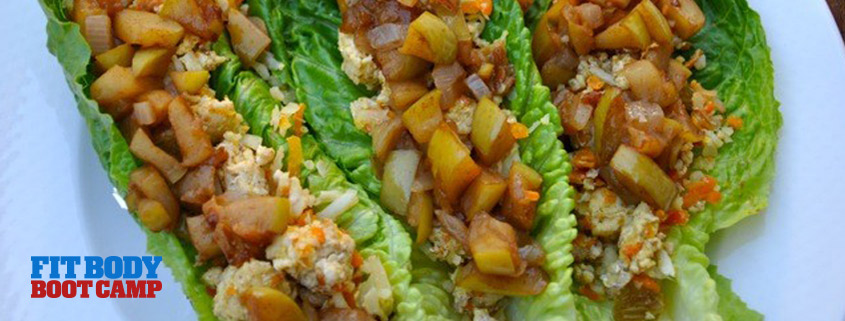 Recipes: Turkey Lettuce Wraps with Quick Apple Chutney