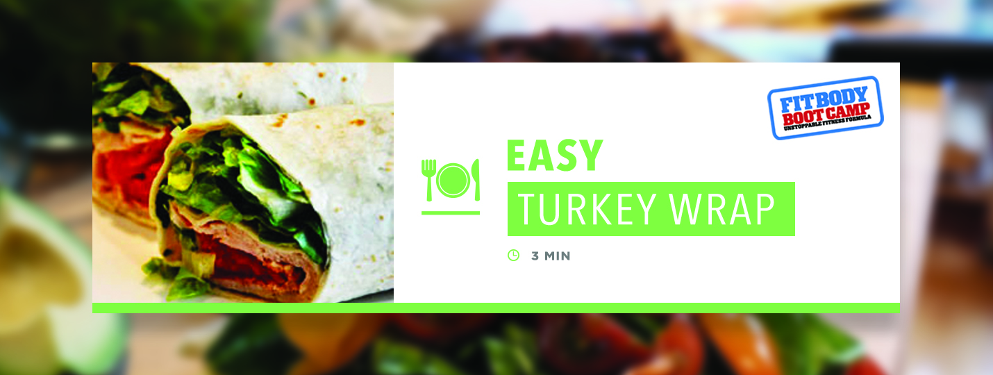 Meal Prep: Easy Turkey Wrap