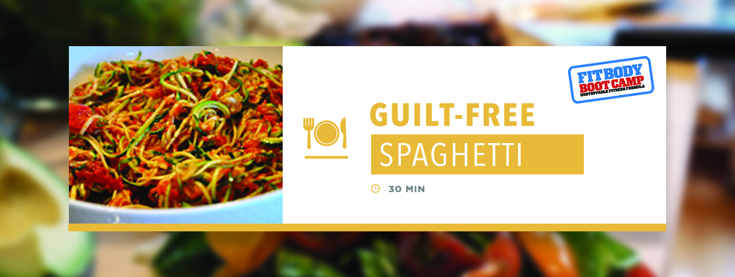 Meal Prep: Guilt-Free Spaghetti